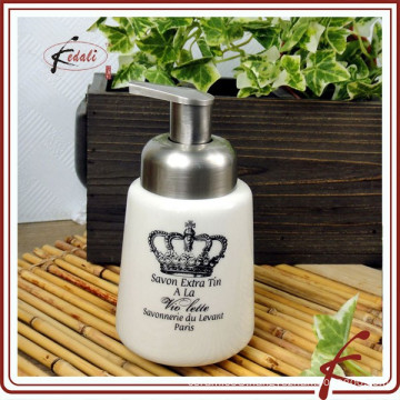 Ceramic Foaming Soap Dispenser For Bathroom